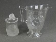 ANTIQUE PATTERN GLASS