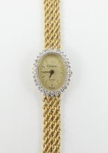 GOLD & DIAMOND WRISTWATCH