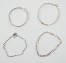 7 STERLING BRACELETS