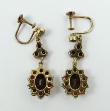 GARNET EARRINGS