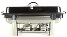 PADERNO TWO-DIVISION CHAFING DISH