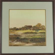 VINTAGE OIL & WATERCOLOUR