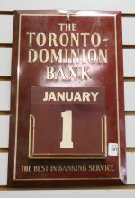 PERPETUAL "BANK" WALL CALENDAR