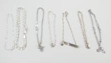 13 STERLING BRACELETS