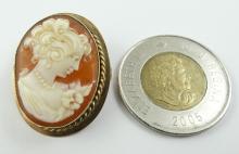 ANTIQUE CAMEO BROOCH