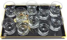 SET 10 WHISKEY GLASSES