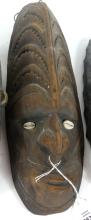 3 PAPUA NEW GUINEA WOOD MASKS