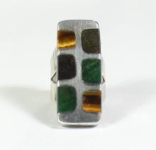 LARGE MODERNIST DESIGN RING