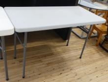 TWO FOLDING TABLES