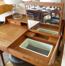 DANISH TEAK VANITY DESK