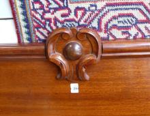 VICTORIAN MAHOGANY HEADBOARD