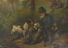 ANTIQUE OIL ON CANVAS