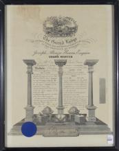 1955 MASONIC DOCUMENT