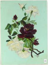 1901 PAINTING ON GLASS