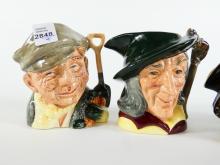 4 DOULTON CHARACTER JUGS