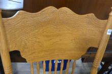 OAK PRESSED BACK ROCKER