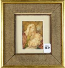 MINIATURE PAINTING ON IVORY