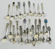 24 STERLING SILVER SPOONS