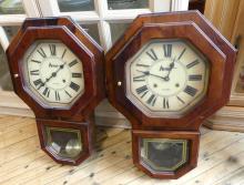 THREE WALL CLOCKS