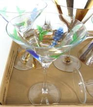 12 MARTINI GLASSES