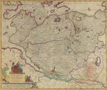 17TH/18TH CENTURY MAP OF AMSTERDAM