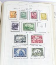 OLD POSTAGE STAMP ALBUM INCLUDING RARITIES
