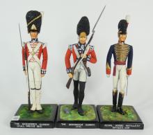 3 SOLDIER FIGURINES