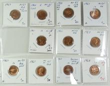 CANADIAN ONE-CENT COINS