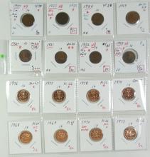 CANADIAN ONE-CENT COINS