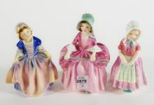 3 ROYAL DOULTON FIGURINES