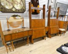 BATH CABINET MAKERS ART DECO BEDROOM SUITE