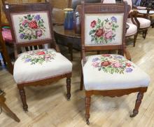 PAIR OF VICTORIAN SIDE CHAIRS