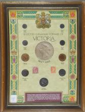 2 FRAMED COIN DISPLAYS