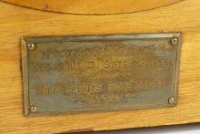 VINTAGE PROPELLER MANTEL CLOCK
