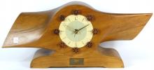 VINTAGE PROPELLER MANTEL CLOCK