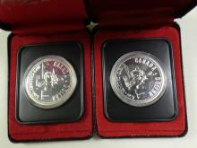 4 CANADIAN SILVER PROOF DOLLARS