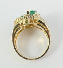 MAGNIFICENT EMERALD & DIAMOND RING