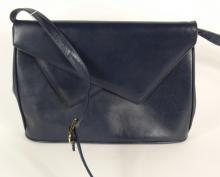 LADIES' BLUE LEATHER PURSE