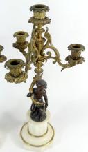PAIR ANTIQUE FRENCH CANDELABRAS