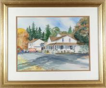 TWO JOHN BONFIELD WATERCOLOURS