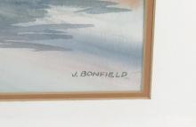 TWO JOHN BONFIELD WATERCOLOURS