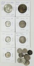 17 U.S. SILVER COINS