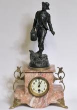 FRENCH FIGURAL CLOCK