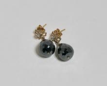 BLACK DIAMOND EARRINGS