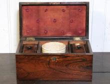 ROSEWOOD TEA CADDY