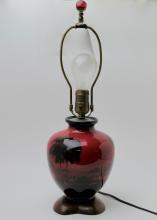 ROYAL DOULTON FLAMBE LAMP