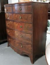 BOWFRONT CHEST OF DRAWERS