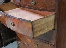 BOWFRONT CHEST OF DRAWERS