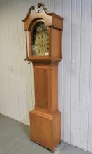 PINE LONGCASE CLOCK