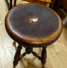 ANTIQUE PIANO STOOL